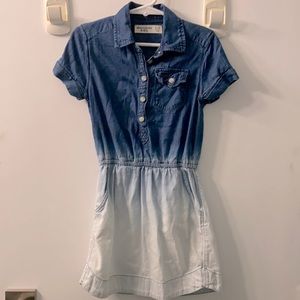 Denim ombré dress